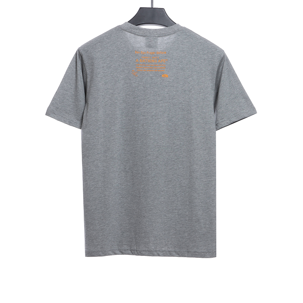 C ape head mountain print short sleeve TSK1