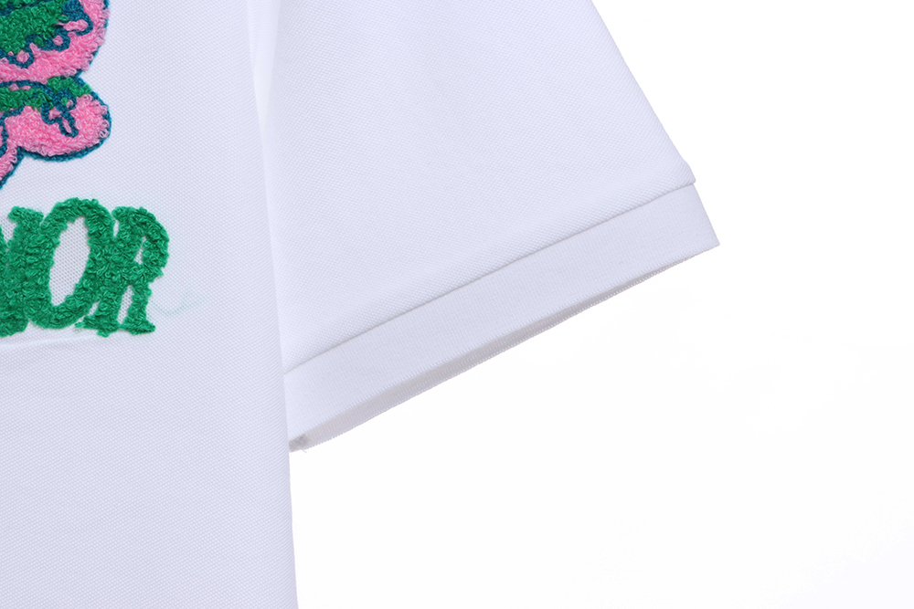 Dior towel embroidered flower POLO