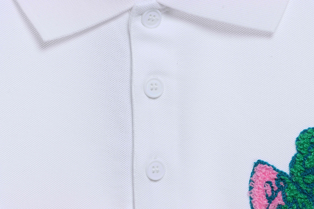 Dior towel embroidered flower POLO