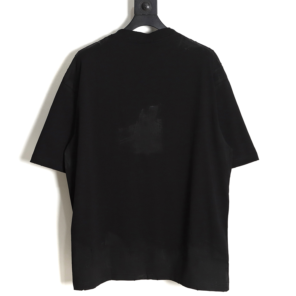 Balenciaga Balenciaga 23SS Manchester United badge dirty wash short-sleeved T-shirt