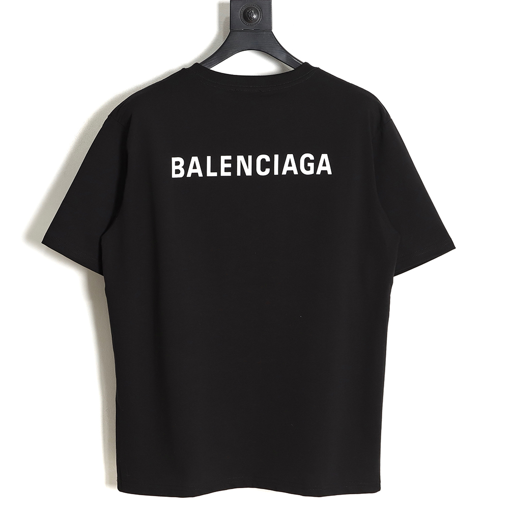 BALENCIAGA Balenciaga 23SS small logo back letter short-sleeved T-shirt TSK2