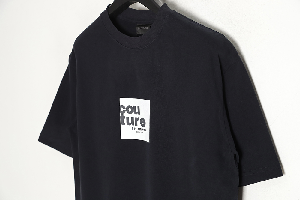 Balenciaga Balenciaga BLCG square letter print short-sleeved T-shirt TSK1
