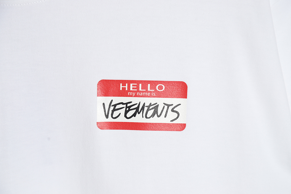 Balenciaga x VETEMENTS x Adidas Balenciaga Adidas Vetemeng three-party joint short-sleeved T-shirt