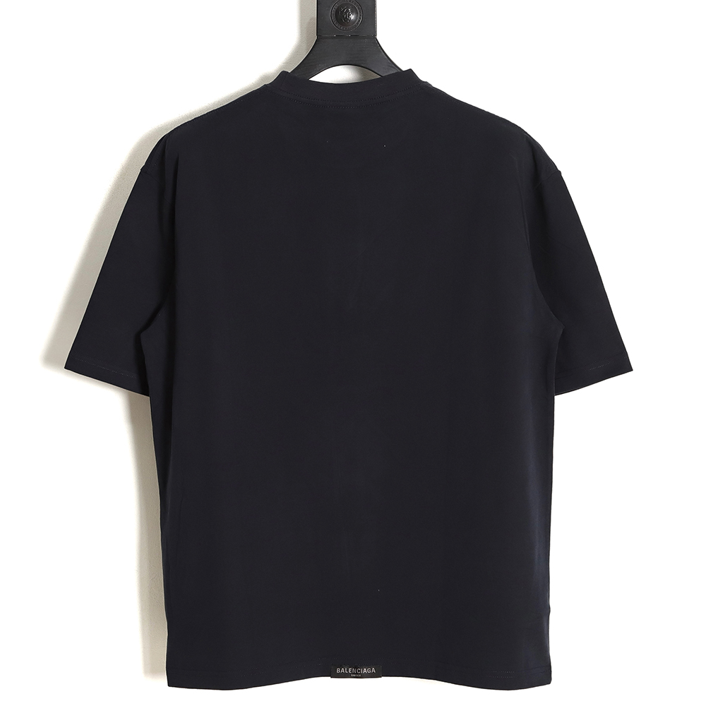 Balenciaga Balenciaga BLCG square letter print short-sleeved T-shirt TSK1