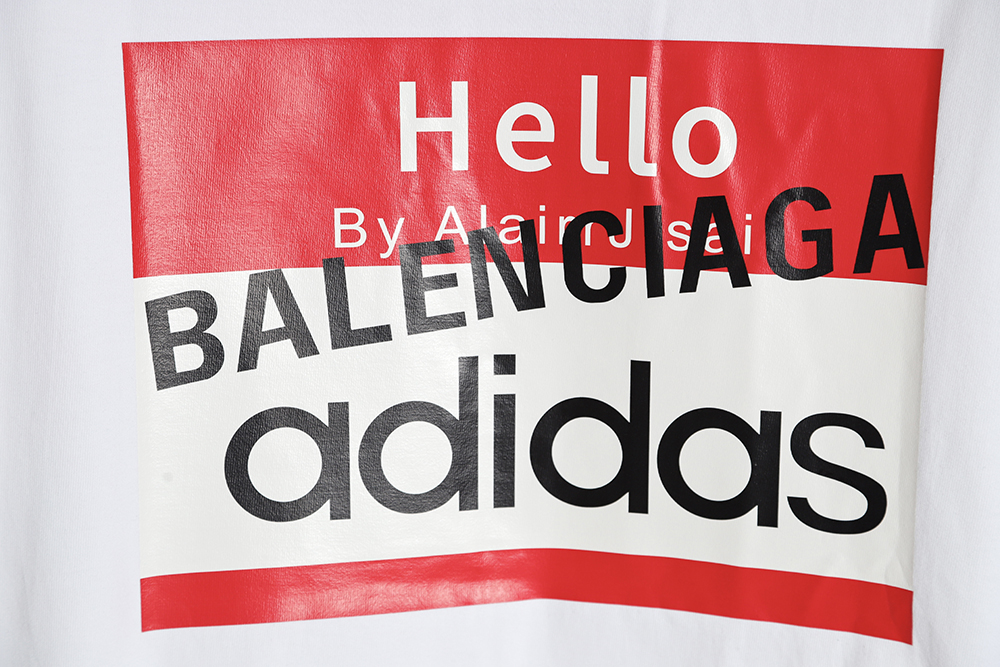 Balenciaga x VETEMENTS x Adidas Balenciaga Adidas Vetemeng three-party joint short-sleeved T-shirt
