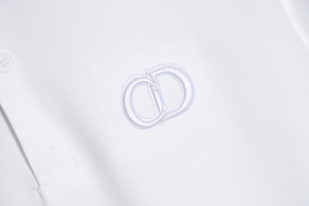 DIOR Dior CD embroidery short-sleeved POLO shirt TSK1