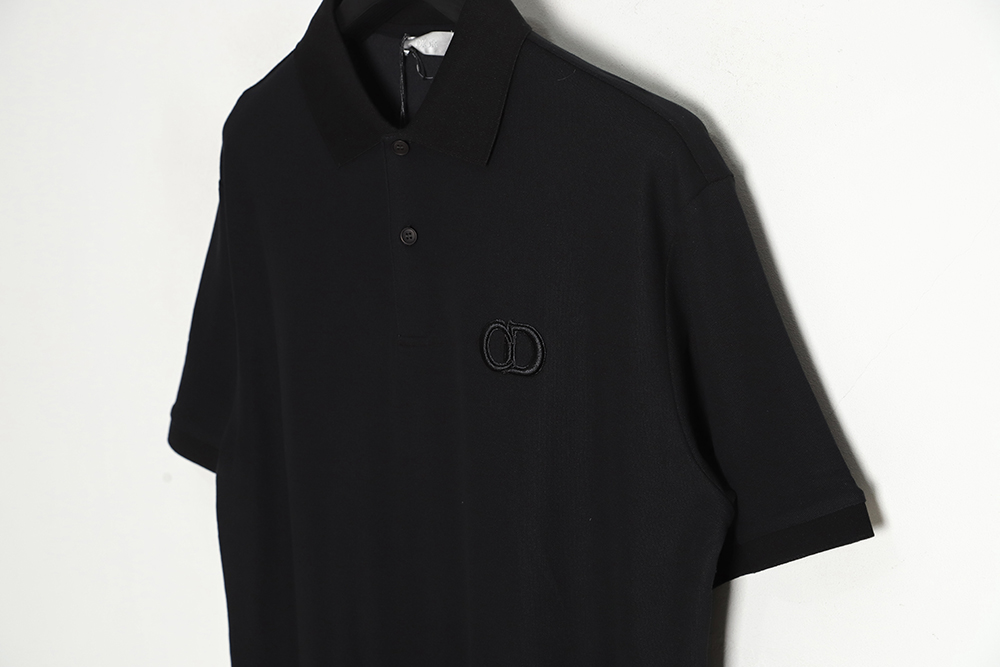 DIOR Dior CD embroidery short-sleeved POLO shirt TSK3