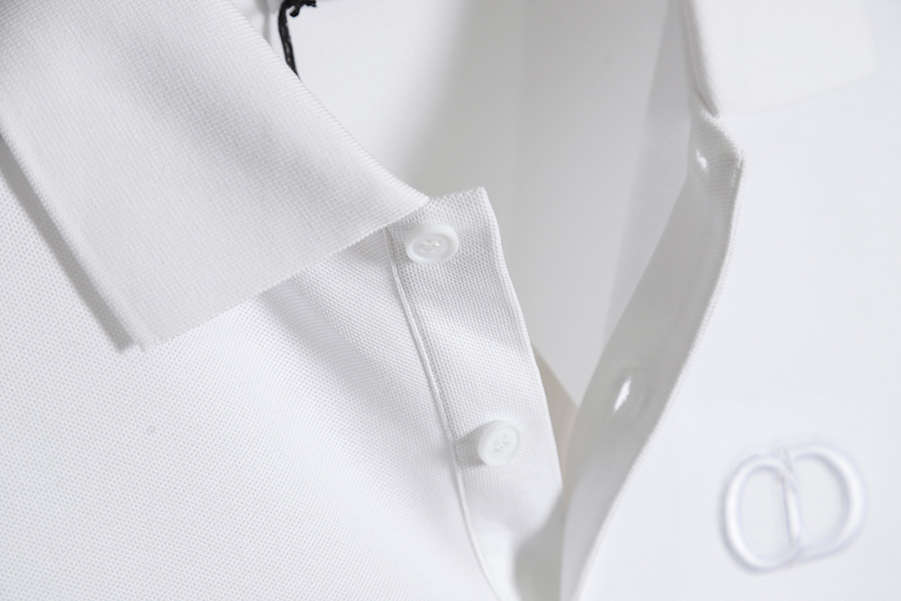 DIOR Dior CD embroidery short-sleeved POLO shirt TSK1