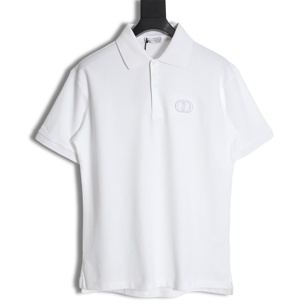 DIOR Dior CD embroidery short-sleeved POLO shirt TSK1