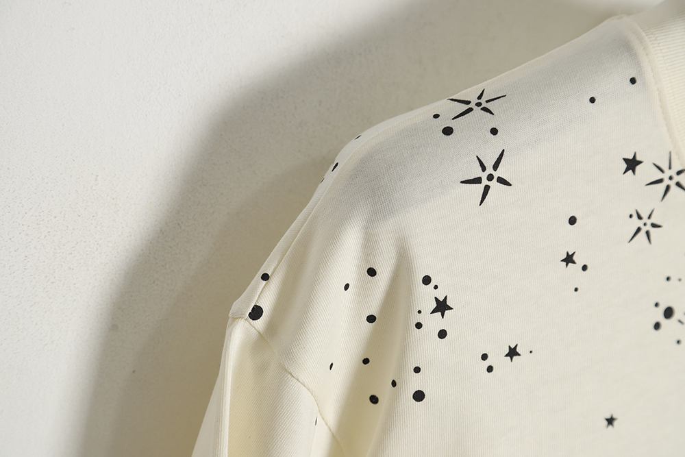 Gucci Gucci 23ss "Gucci Cosmogonie" star print short-sleeved T-shirt