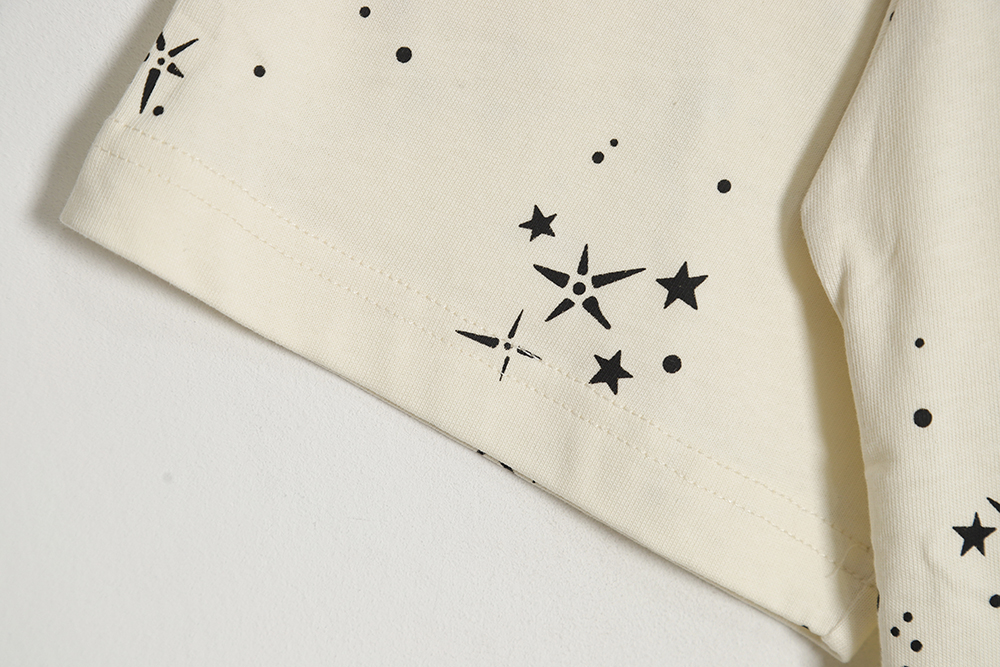 Gucci Gucci 23ss "Gucci Cosmogonie" star print short-sleeved T-shirt