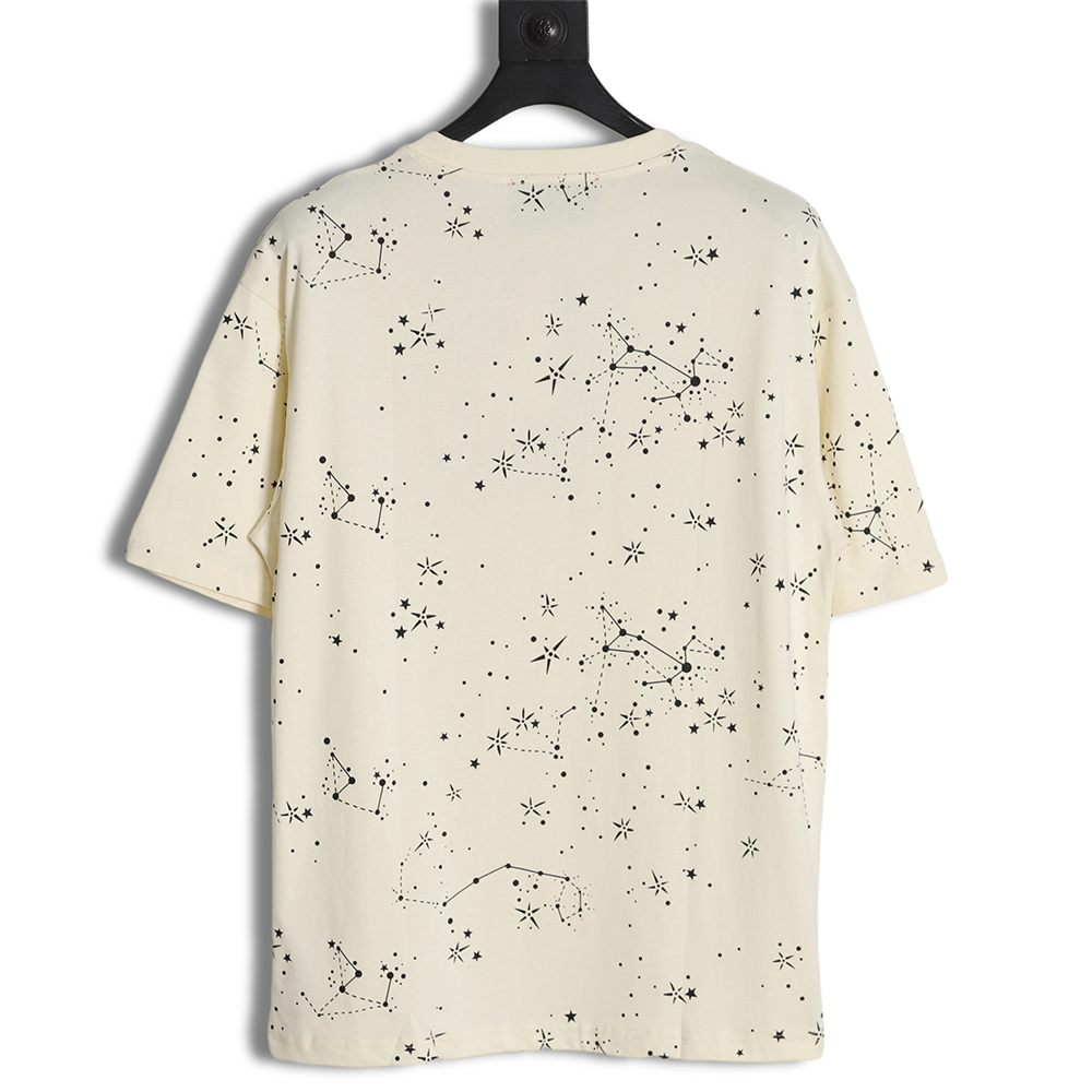 Gucci Gucci 23ss "Gucci Cosmogonie" star print short-sleeved T-shirt