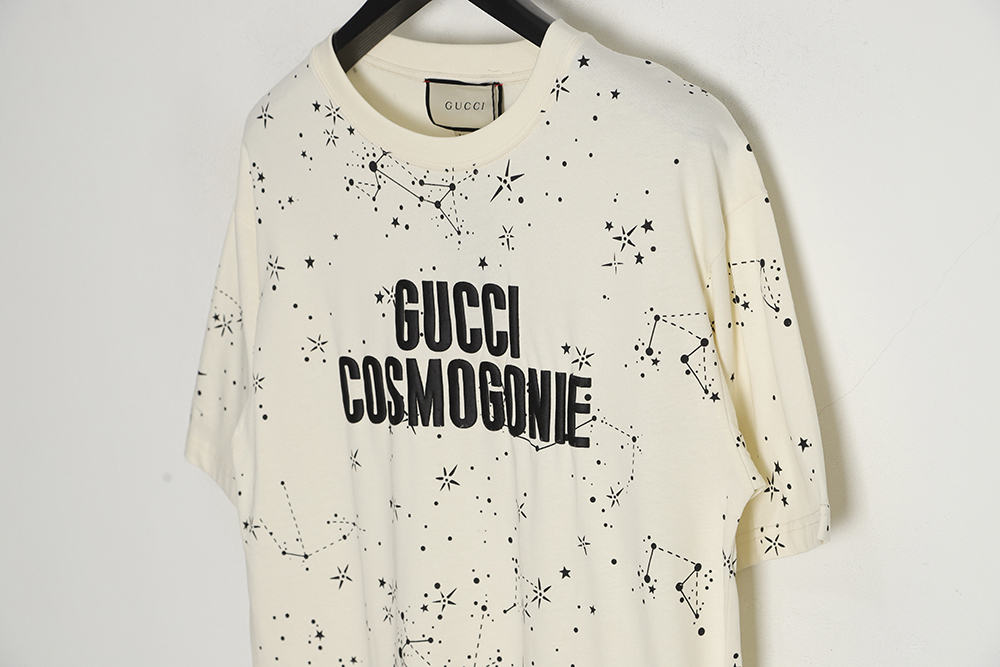 Gucci Gucci 23ss "Gucci Cosmogonie" star print short-sleeved T-shirt