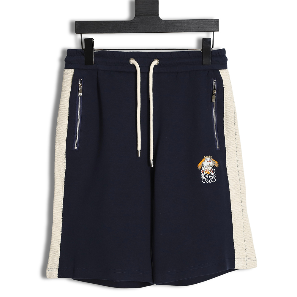Loewe Luoyiwei Yinyin dog embroidery color matching flower shorts TSK1