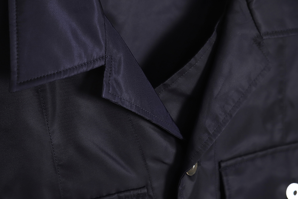 PRADA PRD 23SS Re-Nylon Double Pocket Short Sleeve Shirt
