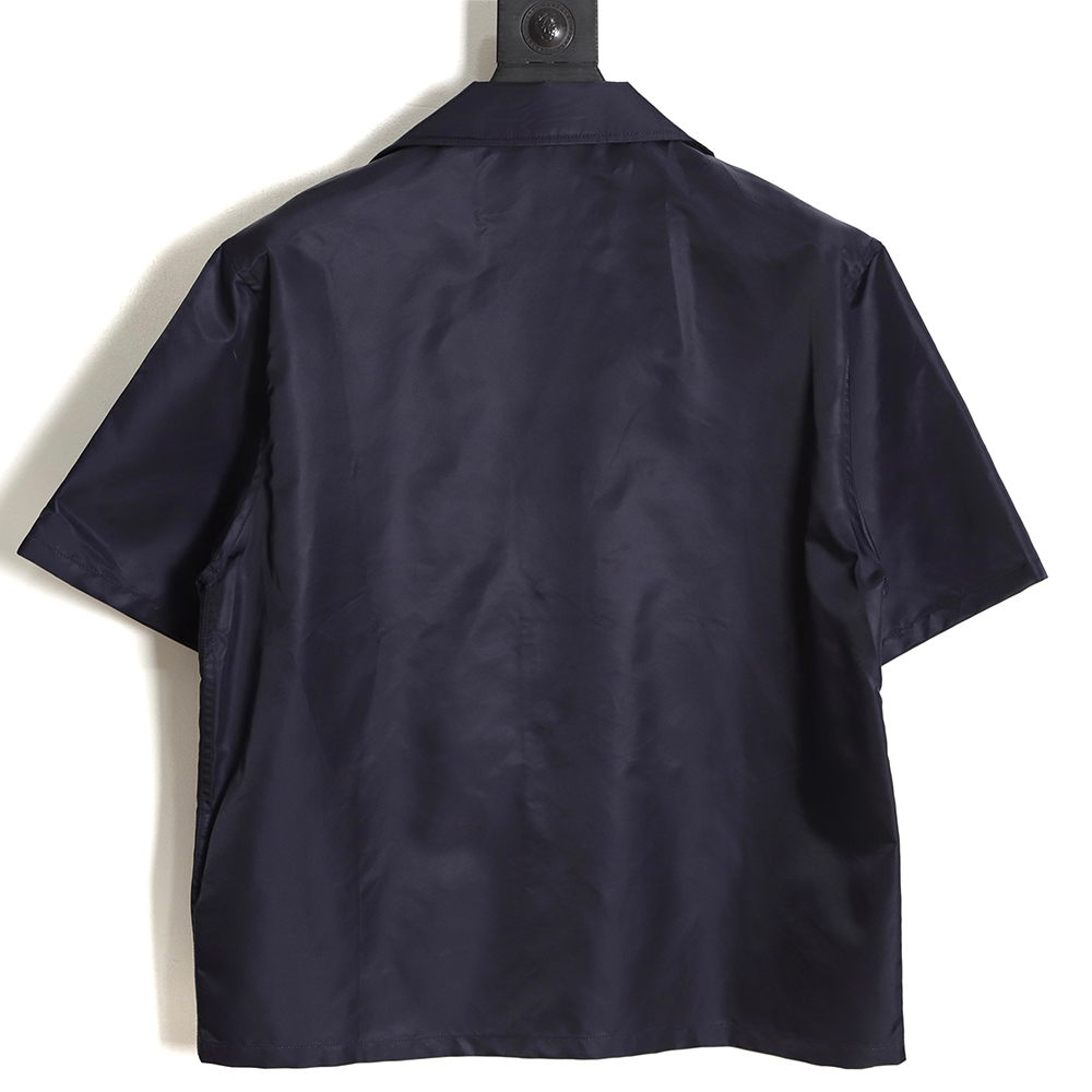 PRADA PRD 23SS Re-Nylon Double Pocket Short Sleeve Shirt