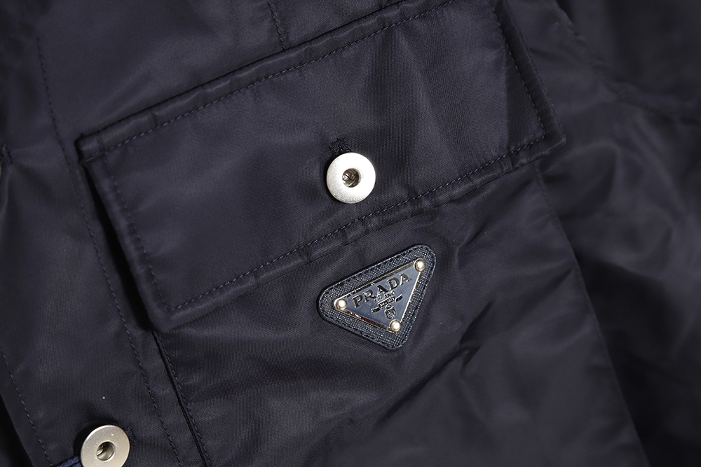 PRADA PRD 23SS Re-Nylon Double Pocket Short Sleeve Shirt