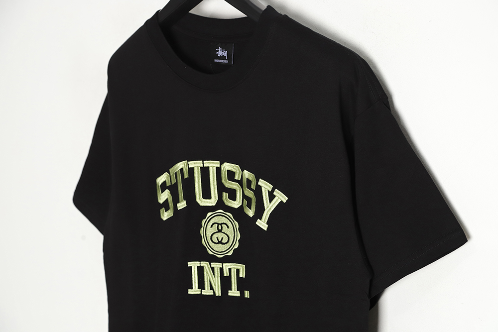 Stussy Stussy chest classic letter embroidery short sleeve TSK2