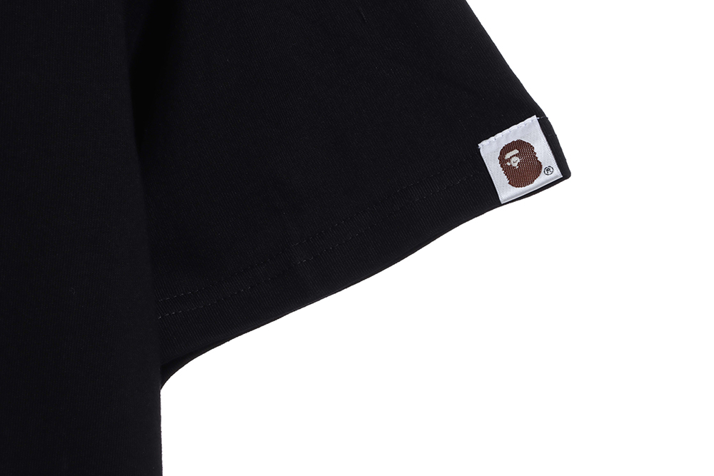 BAPE ape head stamp print short sleeve TSK1