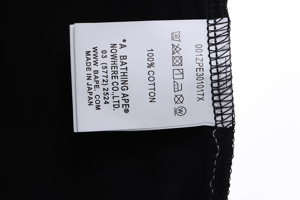 BAPE ape head stamp print short sleeve TSK1