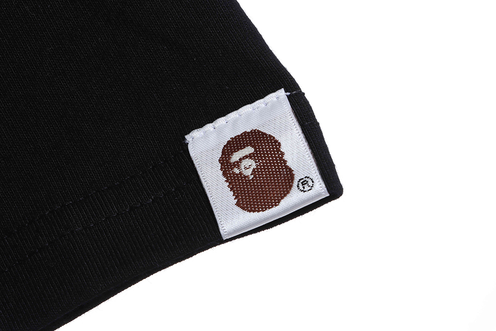 BAPE ape head stamp print short sleeve TSK1