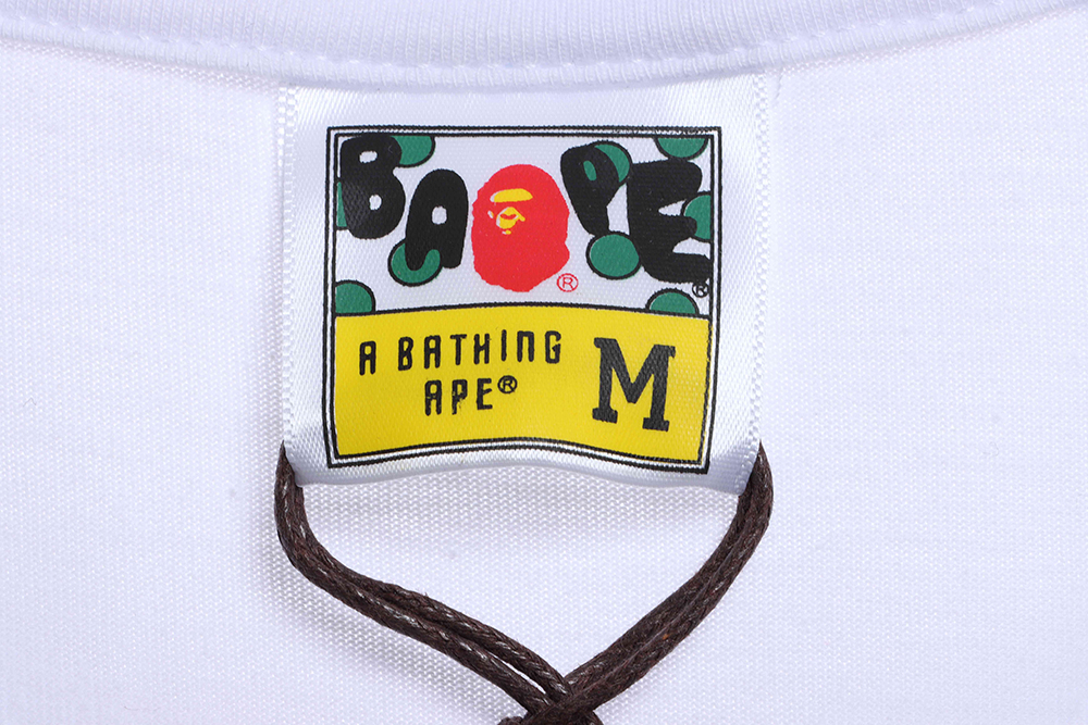 BAPE ape head stamp print short sleeves