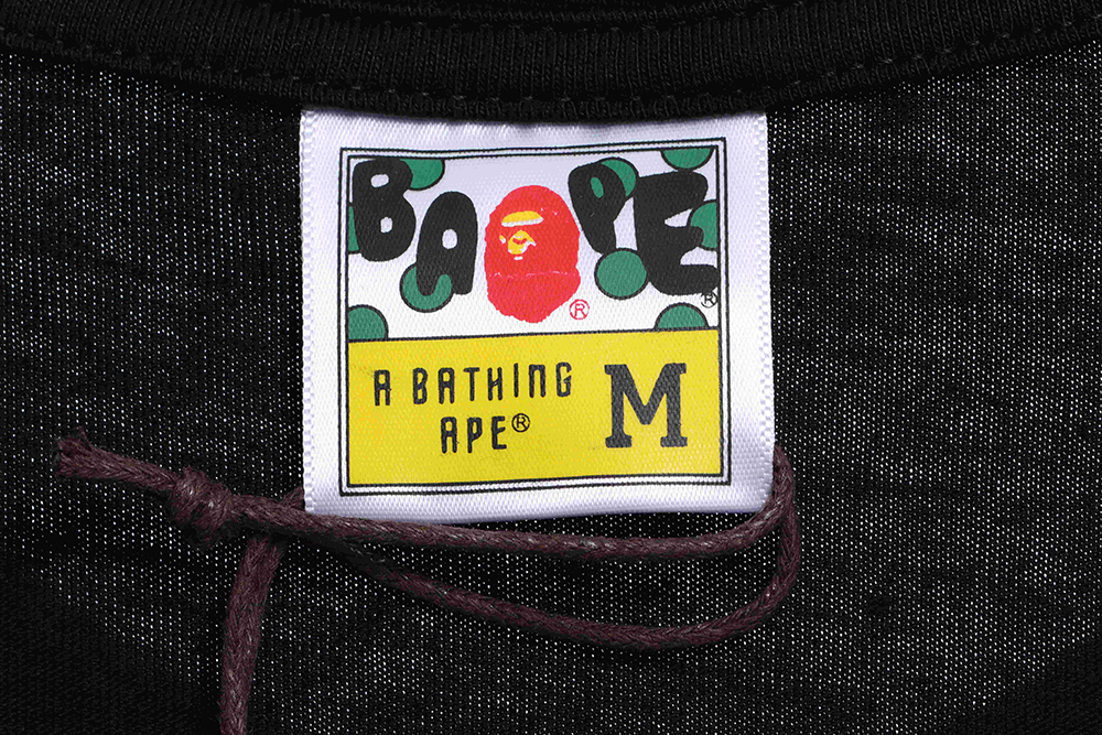 BAPE ape head stamp print short sleeve TSK1