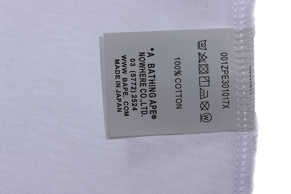 BAPE ape head stamp print short sleeves