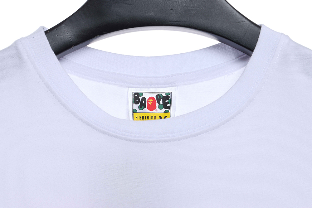 BAPE ape head stamp print short sleeves