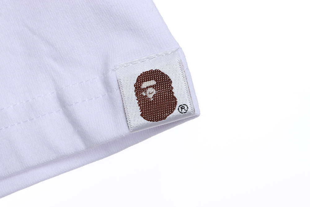 BAPE ape head stamp print short sleeves