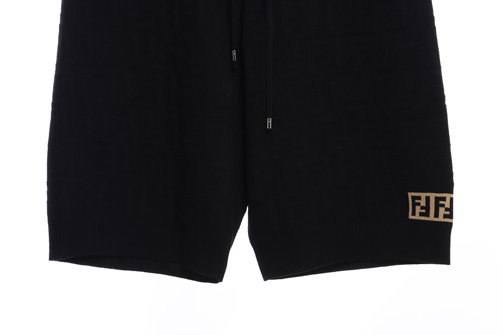 Fendi Shadow Double F Knit Shorts