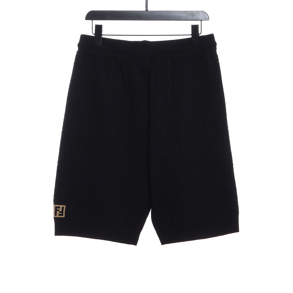 Fendi Shadow Double F Knit Shorts