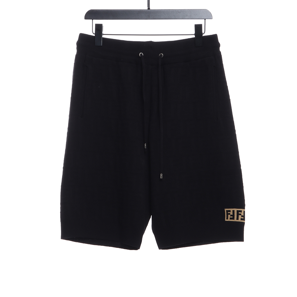 Fendi Shadow Double F Knit Shorts