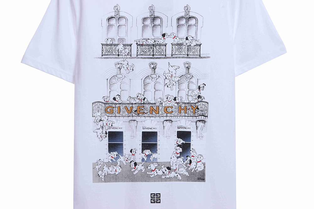 Givenchy joint Disney 101 Dalmatians short sleeves