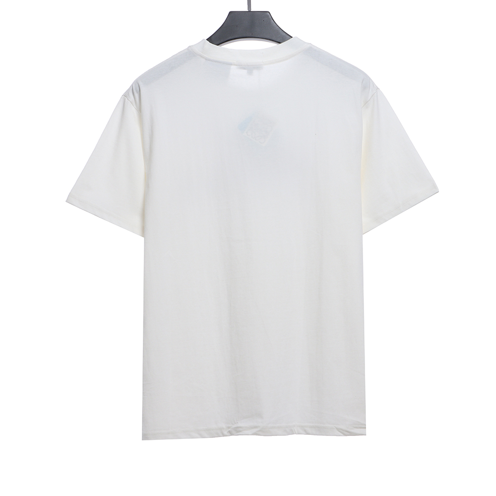 Loewe joint Hal cartoon embroidery short sleeves