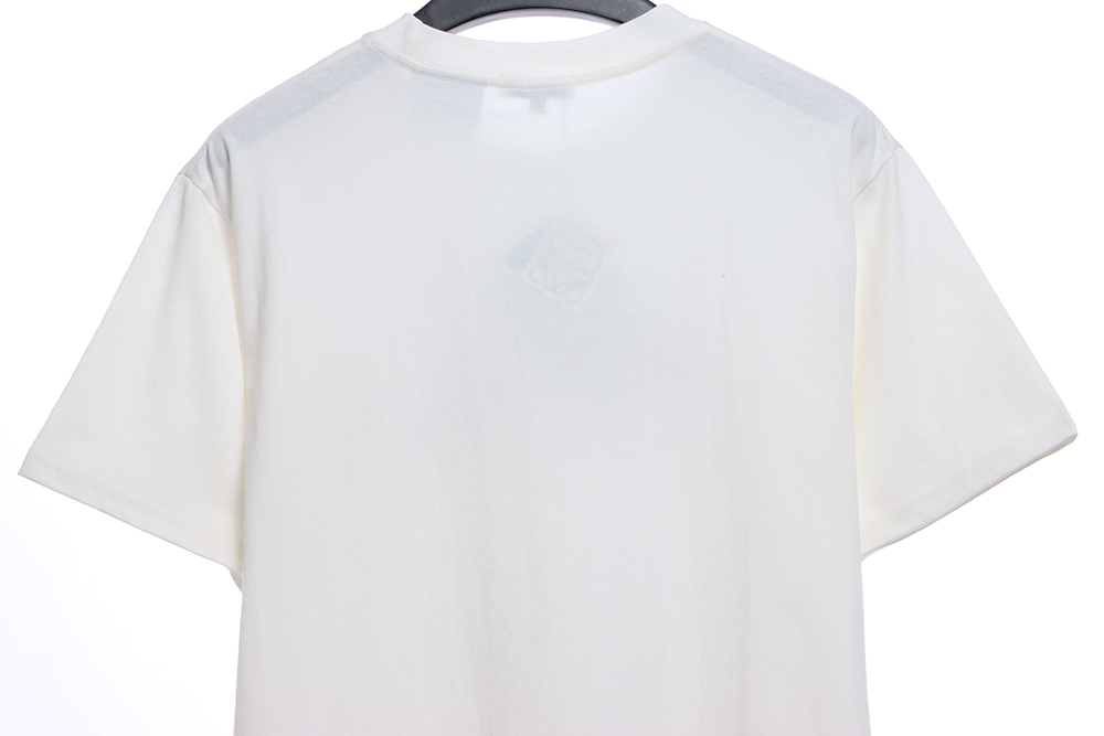Loewe joint Hal cartoon embroidery short sleeves