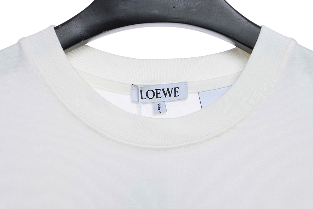 Loewe joint Hal cartoon embroidery short sleeves