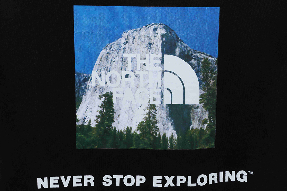 North Face Japanese Edition Mountain Print Short Sleeve TSK1