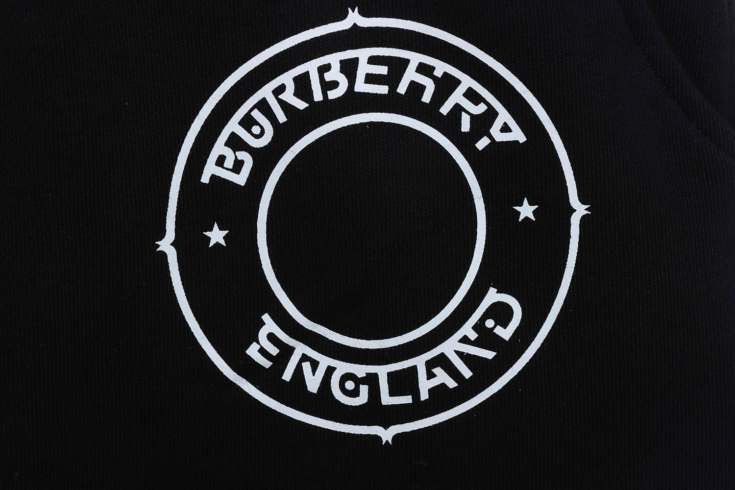 Burberry Circle Logo Print Shorts