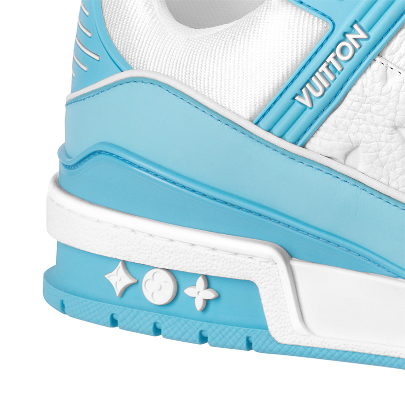 Louis Vuitton Trainer Low White Sky Blue
