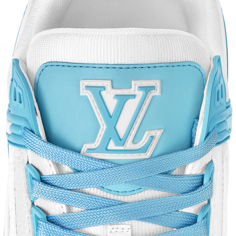 Louis Vuitton Trainer Low White Sky Blue