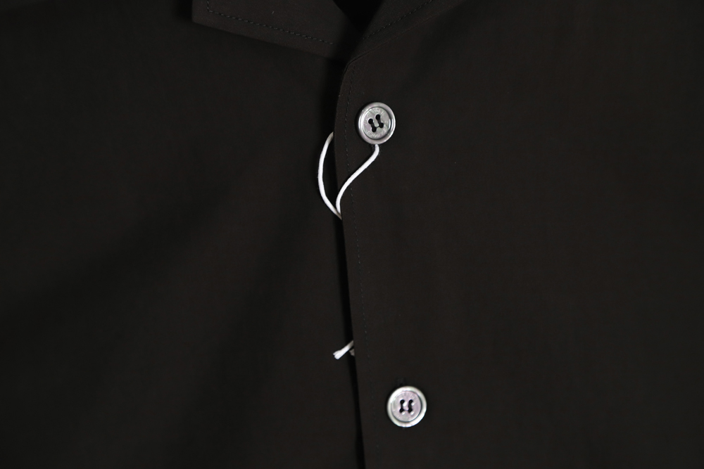 JIL SANDER 23SS back printed lapel short-sleeved shirt TSK2