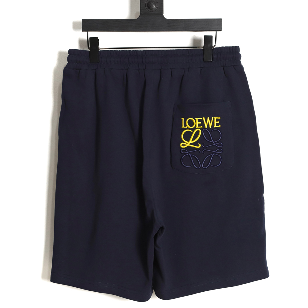 LOEWE Loewe color block embroidery logo shorts TSK1