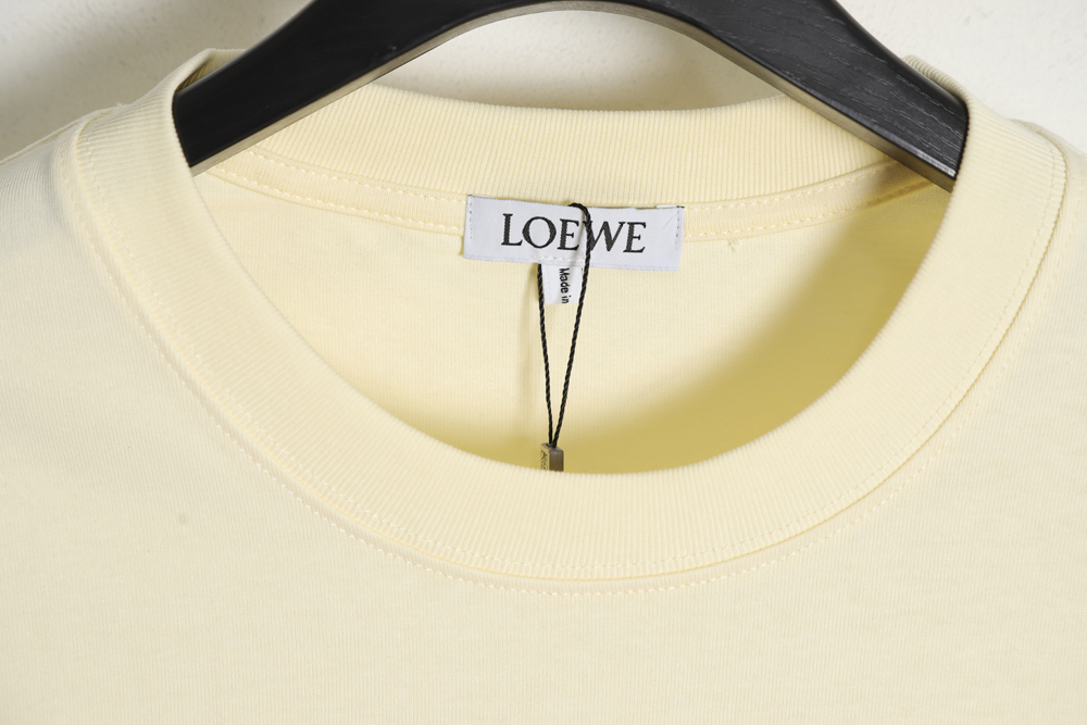 Loewe Luo Yiwei foam embroidery fake pocket short-sleeved T-shirt