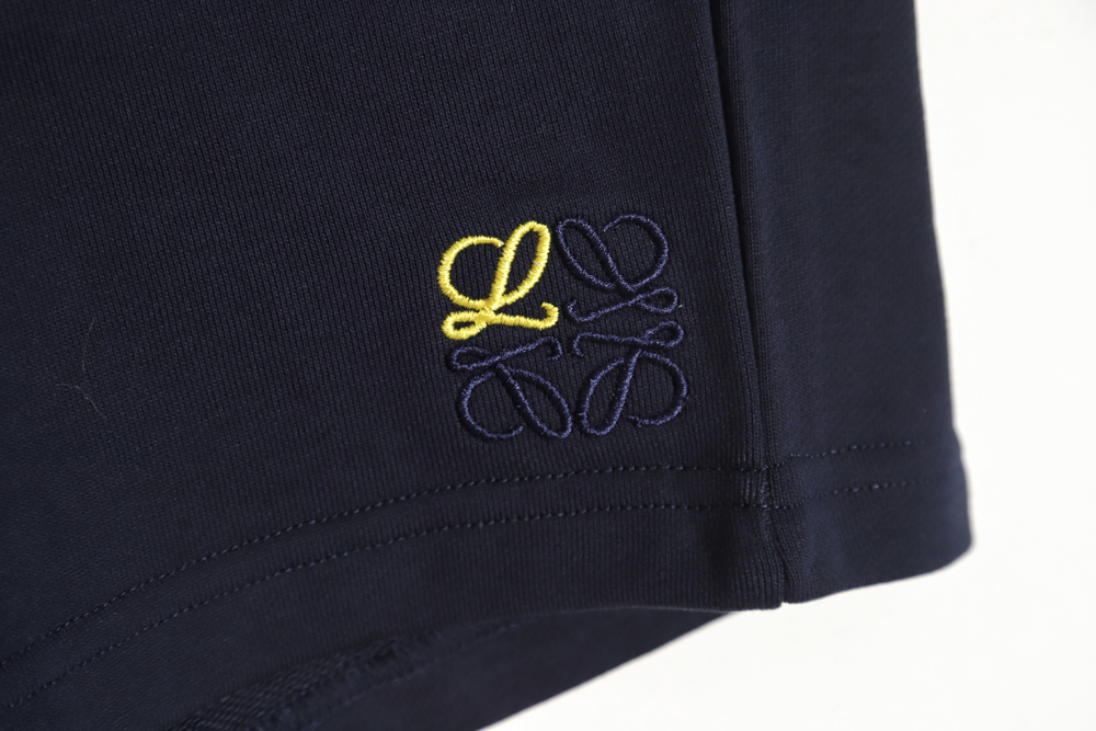 LOEWE Loewe color block embroidery logo shorts TSK1