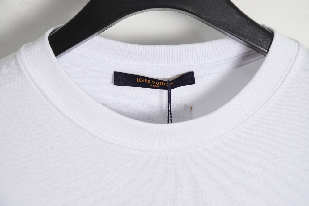 Louis Vuitton Louis Vuitton colorful logo foam print short sleeves