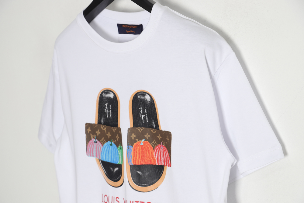 Louis Vuitton Louis Vuitton Kusama Yayoi Joint Slipper Print Short Sleeve