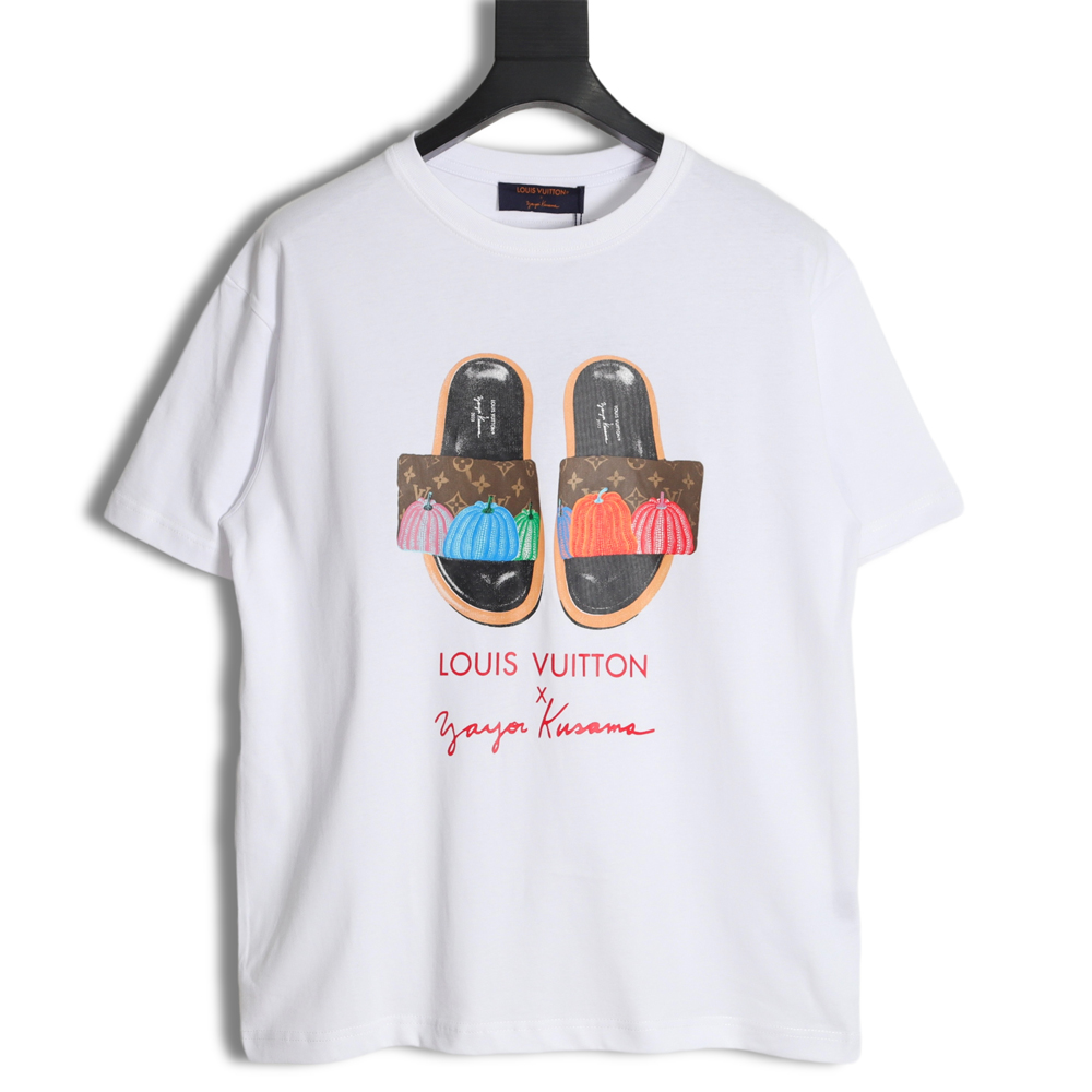 Louis Vuitton Louis Vuitton Kusama Yayoi Joint Slipper Print Short Sleeve