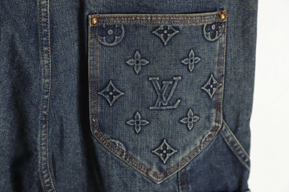 Louis Vuitton LV Louis Vuitton embossed presbyopic cargo jeans