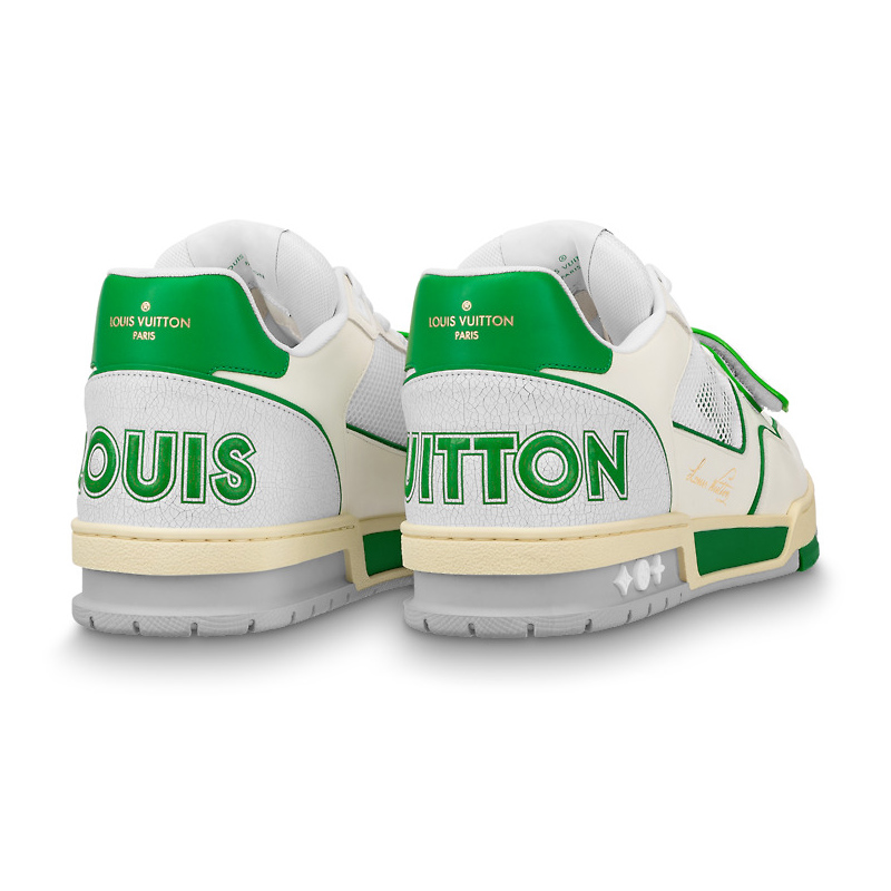 Louis Vuitton Trainer Green Mesh